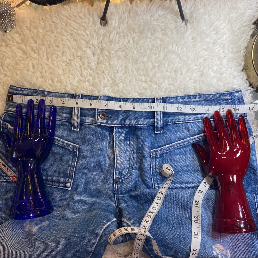 Diesel, D-HUSH Distressed, Low Waist, Sexy Fit, Jeans, Pants - Picture 10 of 14